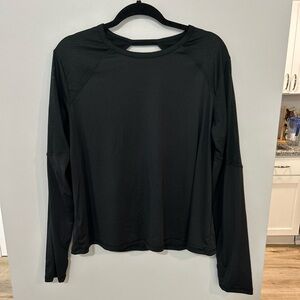 Champion Long Sleeve Open Back T-Shirt